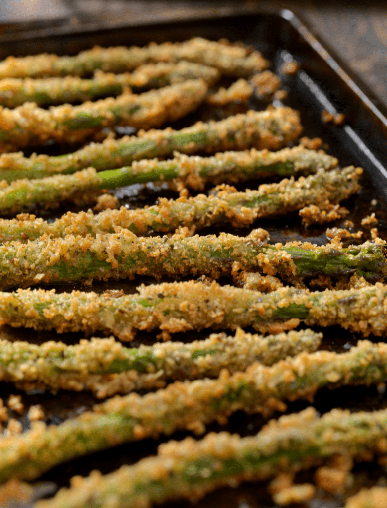 Asperges pannées, parmesan & huile d'olive